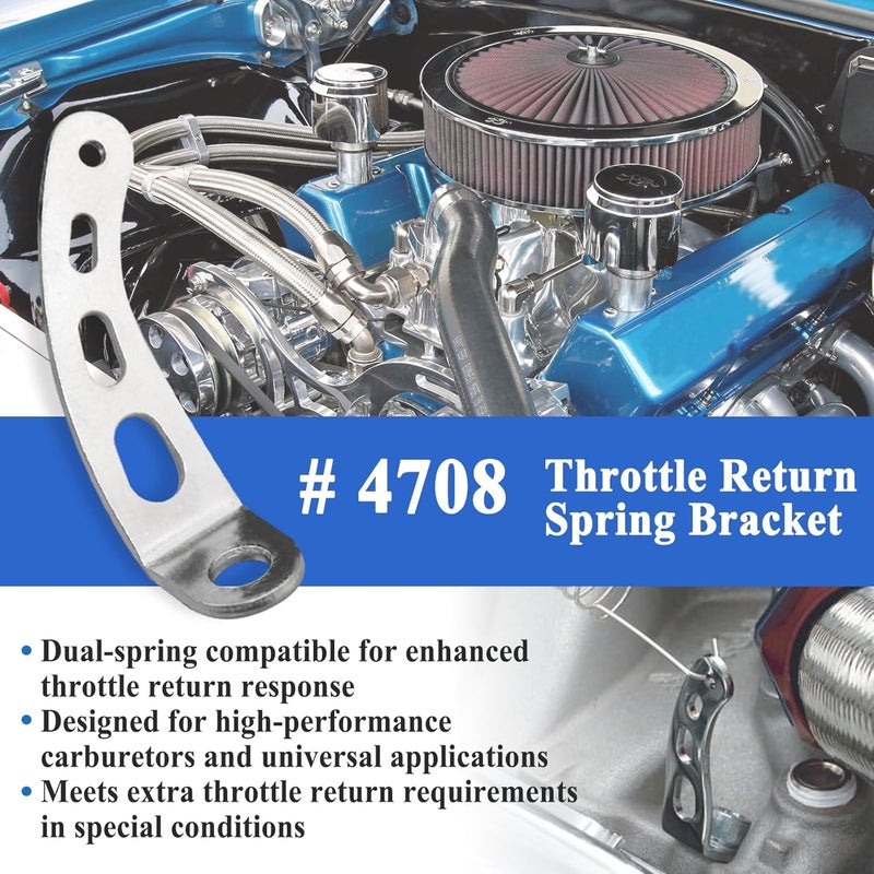 Zeiboat 4Pcs 4708 Throttle Return Spring Bracket, Fixed Throttle Return Spring - Image 3